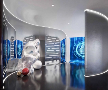 Modern Exhibition Hall-ID:954001904