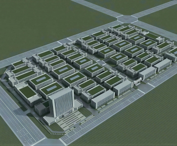 Modern Architectural Bird's-eye View Planning-ID:695281034