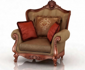European Style Single Sofa-ID:858341932