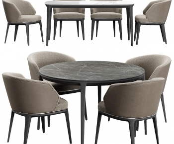 Modern Dining Table And Chairs-ID:680506942