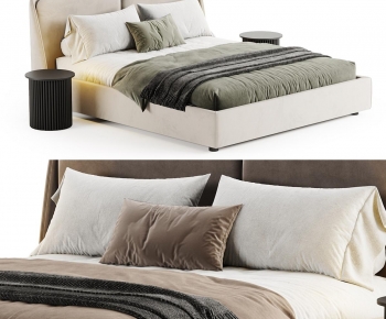 Modern Double Bed-ID:778031112