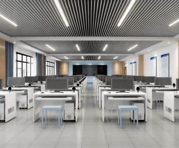Modern School Classrooms-ID:445770036