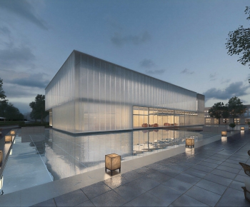 Modern Appearance Of Commercial Building-ID:533609421
