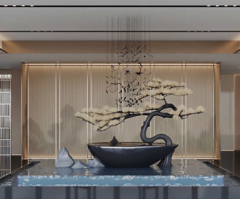 Modern Office Reception Desk-ID:241132024
