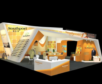 Modern Exhibition Hall-ID:621172906