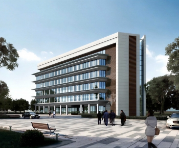 Modern Industrial Building-ID:820802937