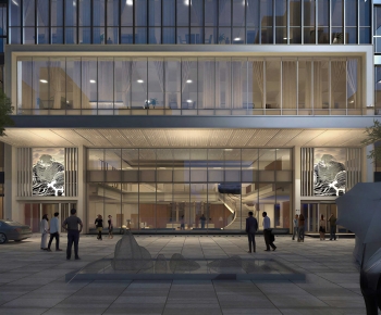 Modern Facade Element-ID:499898912