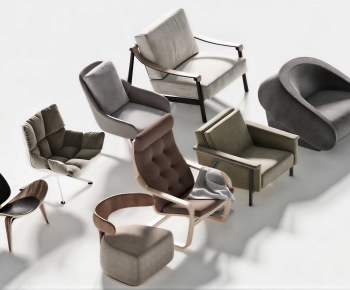Modern Single Sofa-ID:331852916