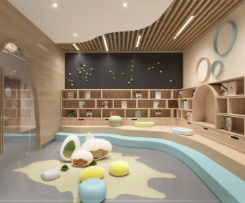 Modern Children's Reading Room-ID:913223033
