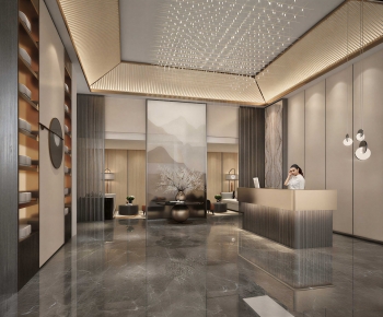 Modern New Chinese Style Beauty Salon-ID:497833974