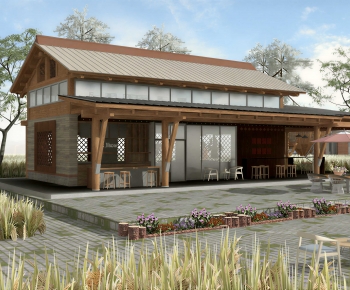 New Chinese Style Appearance Of Commercial Building-ID:522254944