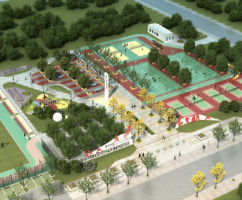 Modern Architectural Bird's-eye View Planning-ID:907269003