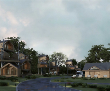 Modern Park Landscape-ID:205733062