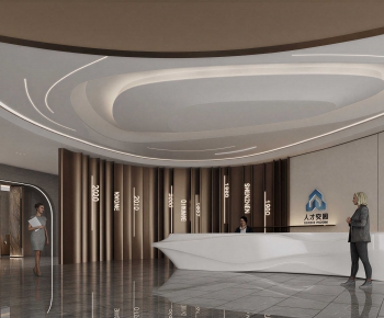 Modern Office Reception Desk-ID:102970617