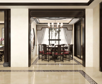 New Chinese Style Tea House-ID:384819031
