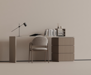 Modern Computer Desk And Chair-ID:740439999