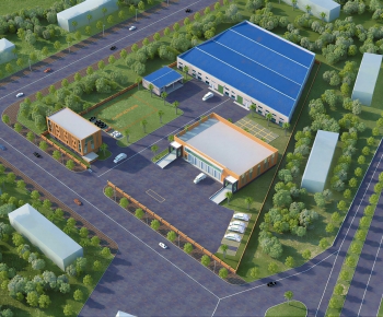 Modern Architectural Bird's-eye View Planning-ID:139518027
