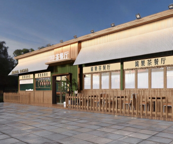 New Chinese Style Building Appearance-ID:102777963