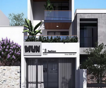 Modern Facade Element-ID:604017023