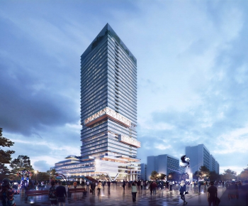 Modern Appearance Of Commercial Building-ID:729630952