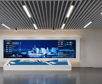 Modern Exhibition Hall-ID:499548957
