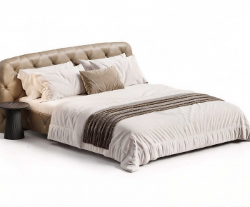 Modern Double Bed-ID:205652958