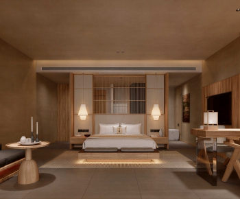 New Chinese Style Bedroom-ID:252262127