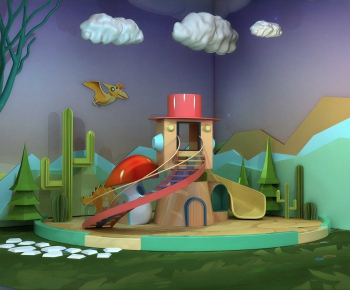 Modern Children's Playroom-ID:951210984