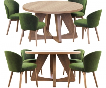 Modern Dining Table And Chairs-ID:660455946