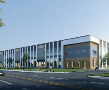 Modern Appearance Of Commercial Building-ID:461735011