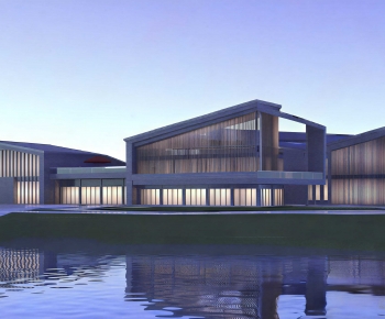 Modern Building Appearance-ID:496042971