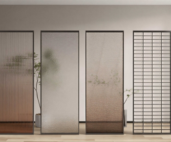 Modern Glass Screen Partition-ID:513880979