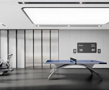Modern Home Fitness Room-ID:896445046