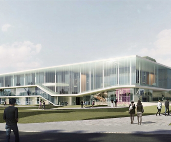 Modern Building Appearance-ID:490087995