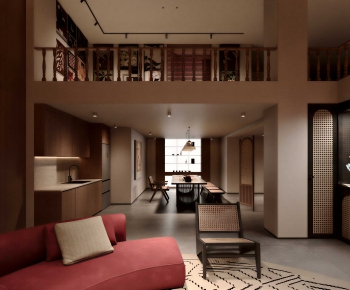Modern A Living Room-ID:411801107