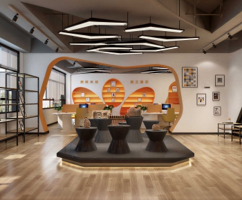 Modern Exhibition Hall-ID:396404988