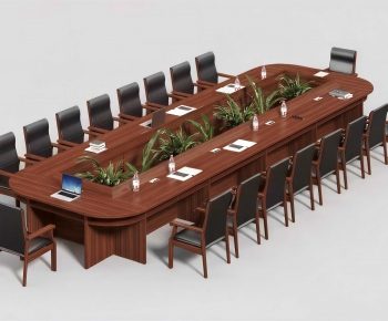 New Chinese Style Conference Table-ID:999209994
