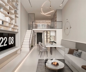 Modern A Living Room-ID:976857906