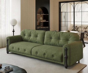 Modern Three-seat Sofa-ID:674874075