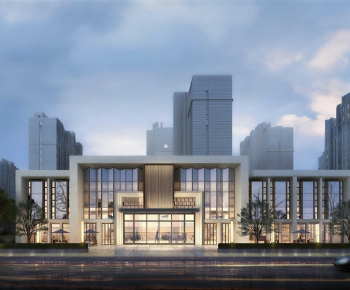 New Chinese Style Appearance Of Commercial Building-ID:914992091