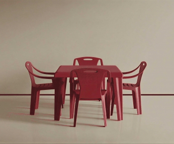Modern Dining Table And Chairs-ID:440853121