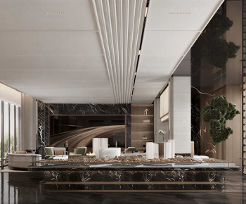 New Chinese Style Real Estate Sales Office-ID:256068946