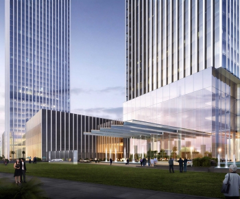 Modern Building Appearance-ID:598041063