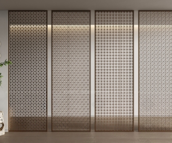 Modern Metal Screen Partition-ID:605389125