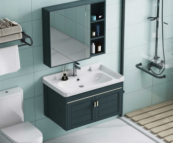 Modern Bathroom Cabinet-ID:527498016
