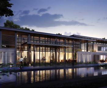 Modern Appearance Of Commercial Building-ID:472410922