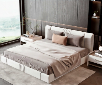 New Chinese Style Double Bed-ID:738617904