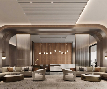 Modern Real Estate Sales Office-ID:547077894