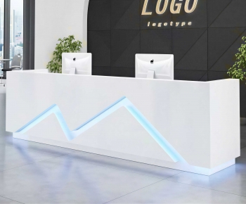 Modern Reception Desk-ID:973179338