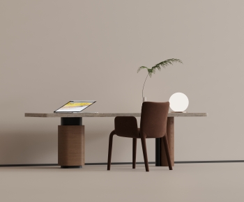 Modern Computer Desk And Chair-ID:930290247
